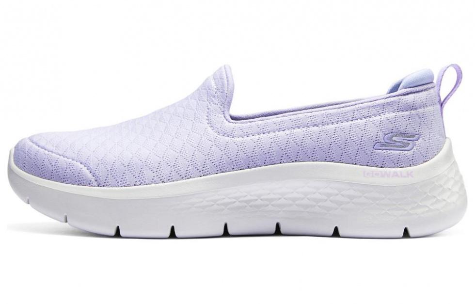 Skechers Go Walk Fle Durable Breathable Lightweight Low-Top Casual Shoes Women's Purple