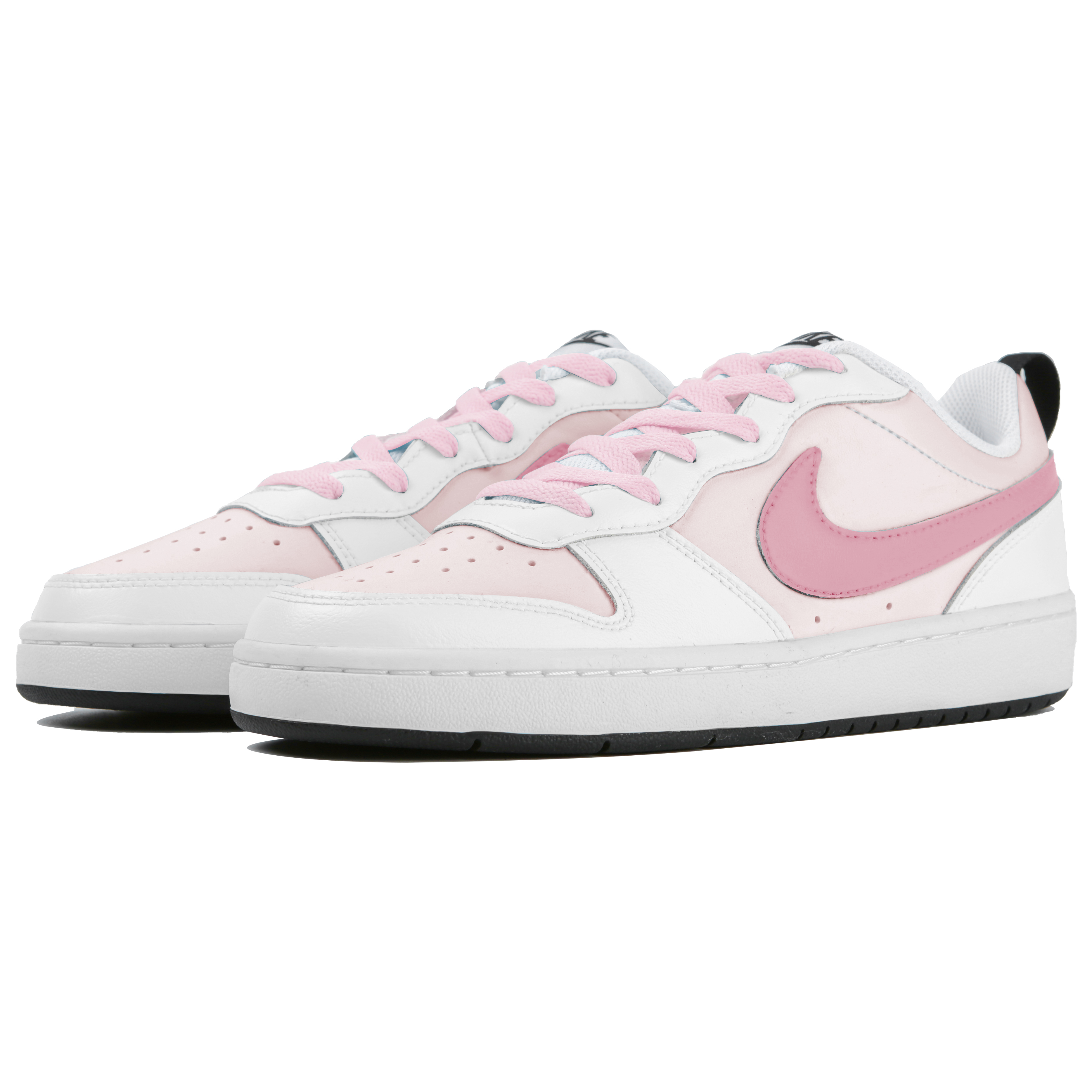 Nike Court Borough Low 2 Low-Top Skateboard Shoes GS White Pink купить в интернет-магазине Yoocart с быстрой доставкой по России.