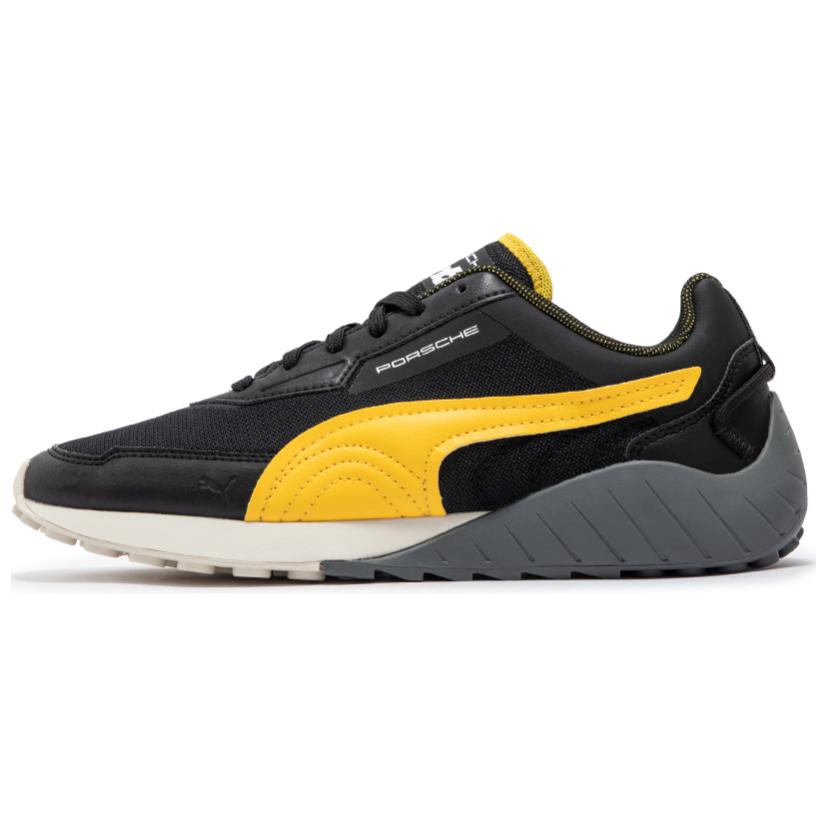 PUMA PORSCHE DESIGN Low Top Casual Shoes Unisex Black Yellow
