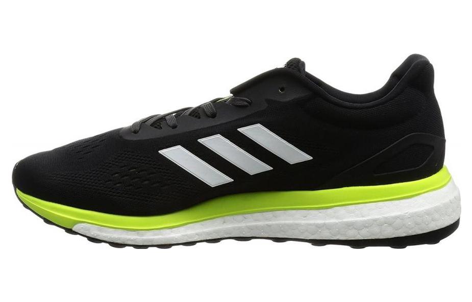 Adidas Response Super 2.0 Low Top Running Shoes Men's Black White Green