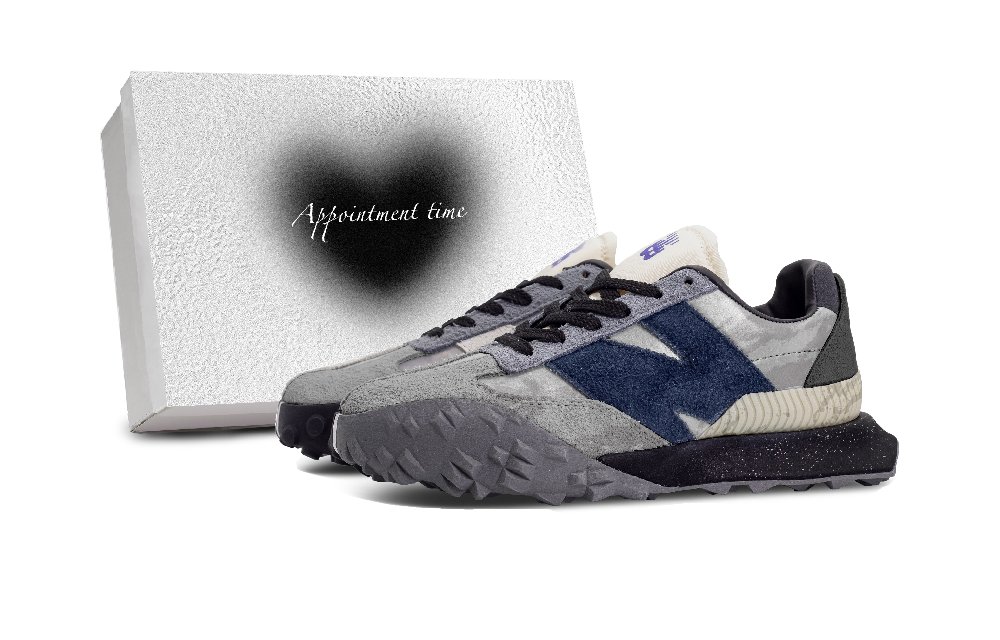 New Balance XC-72 Anti-Slip Wear-Resistant Low-Top Casual Running Shoes Unisex Gray Blue