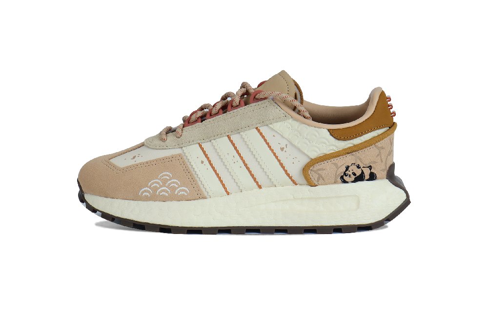Adidas Originals Retropy E5 Cushioning Anti-Slip And Wear-Resistant Low-Top Casual Shoes Unisex Brown White