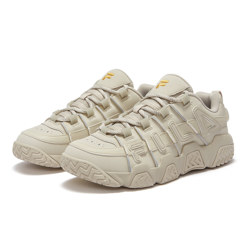 FILA FUSION BARRICADE Puffy Shoes Wear-Resistant Low-Top Vintage Basketball Shoes Men's Yellow купить в интернет-магазине Yoocart с быстрой доставкой по России.