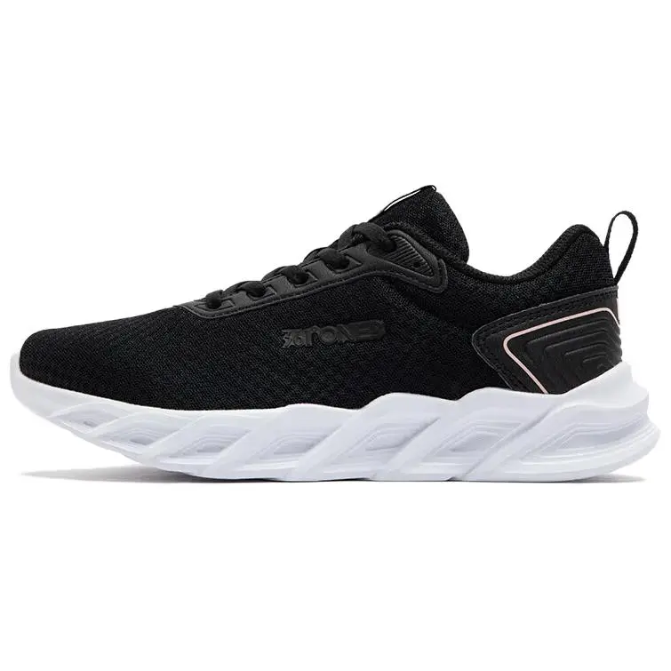 361° Cushioning, Breathable, Lightweight Low Top Training Running Shoes Women's Obsidian Black 361 Degrees White