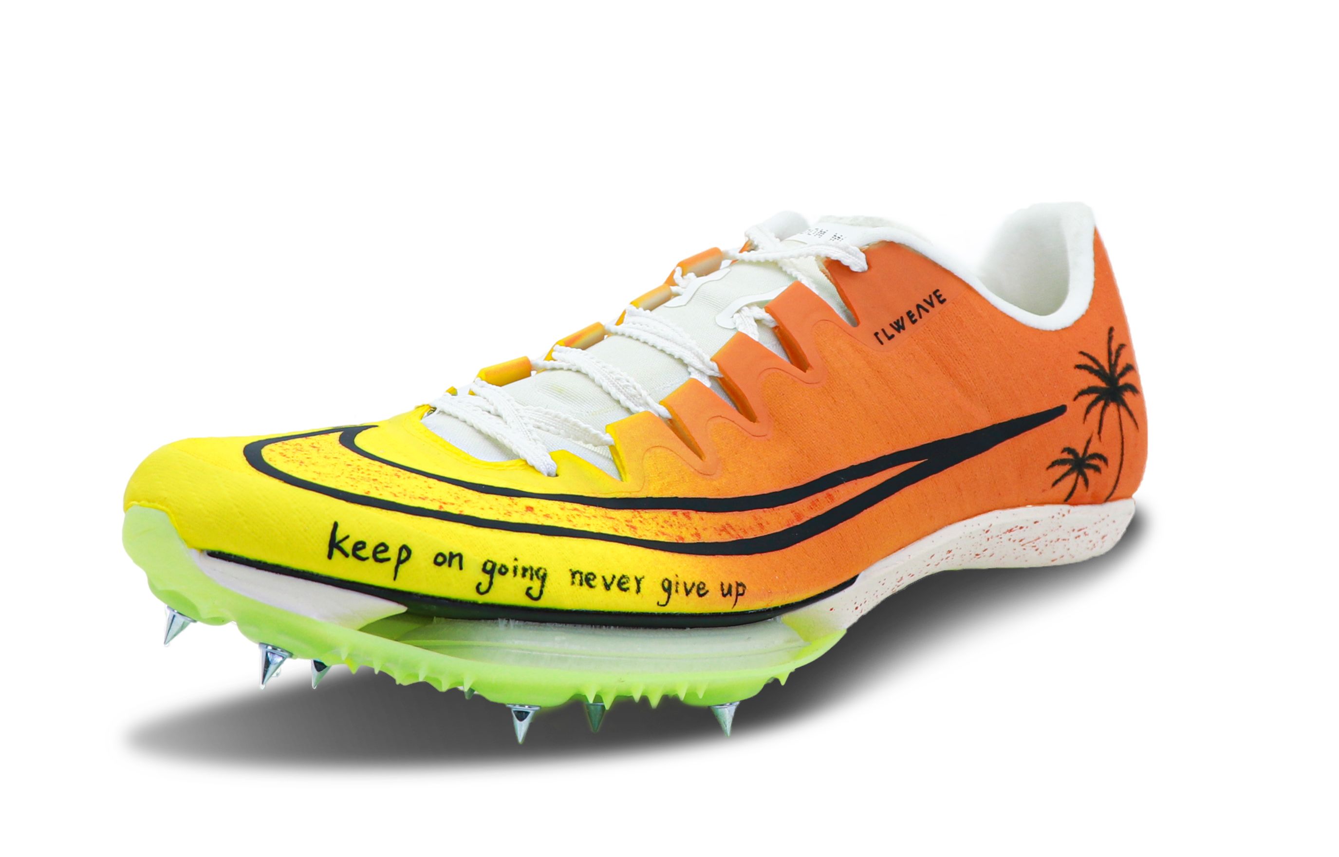 Nike Maxfly Cushioning Coverage Low Top Running Shoes Unisex Yellow