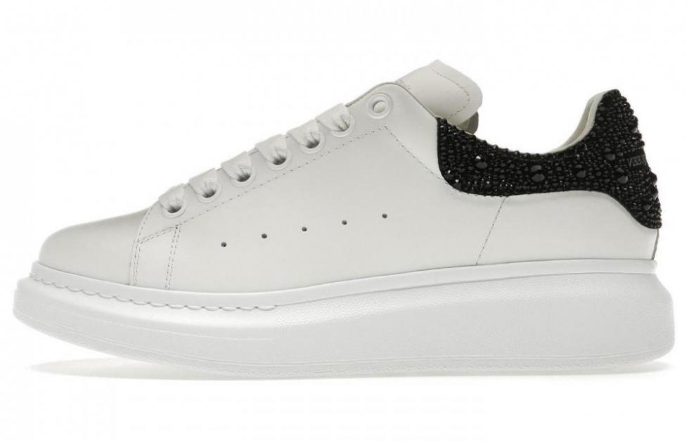 Alexander McQueen Oversized White Black Crystals Women's