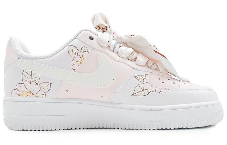 Nike Air Force 1 Slip Resistant Low top Skateboard Shoes Men's White Pink Special Shoe Box купить в интернет-магазине Yoocart с быстрой доставкой по России.