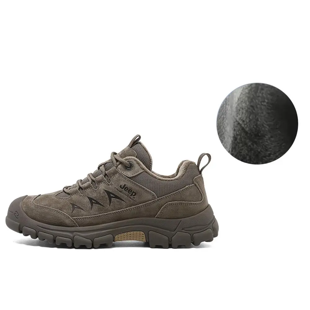 Jeep Low Top Outdoor Shoes Men's Khaki