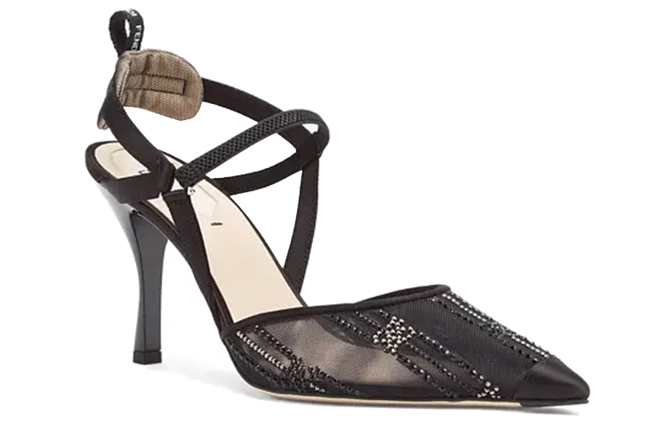 FENDI Colibri Slim Heel High Heels 8.5cm Women's Black купить в интернет-магазине Yoocart с быстрой доставкой по России.