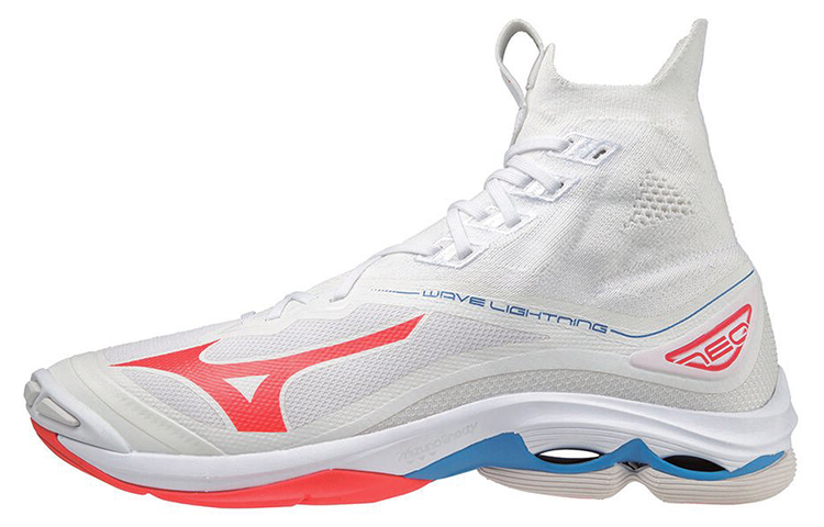 Mizuno Wave Lightning Neo 'White French Blue'