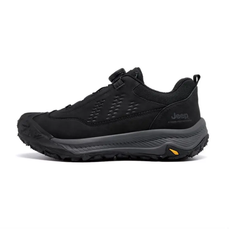 Jeep Low Top Outdoor Shoes Men's Black