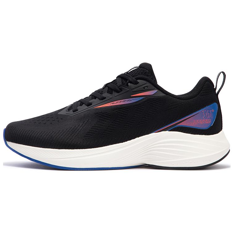 361° Cushioning Low-Top Running Shoes Men's Black Blue Red