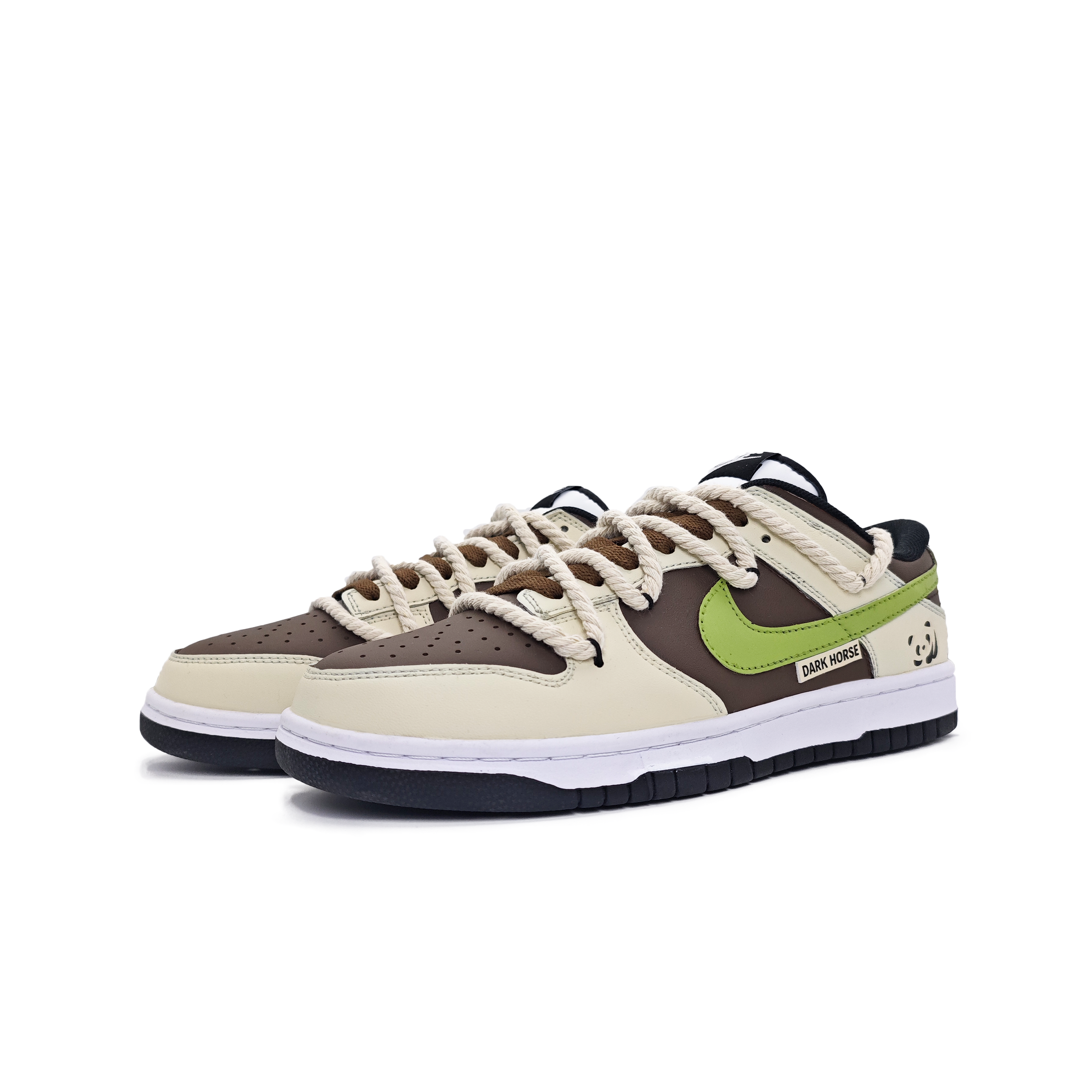 Nike Dunk Mist Forest Abrasion Resistant Low Top Skateboard Shoes Unisex Brown Green купить в интернет-магазине Yoocart с быстрой доставкой по России.