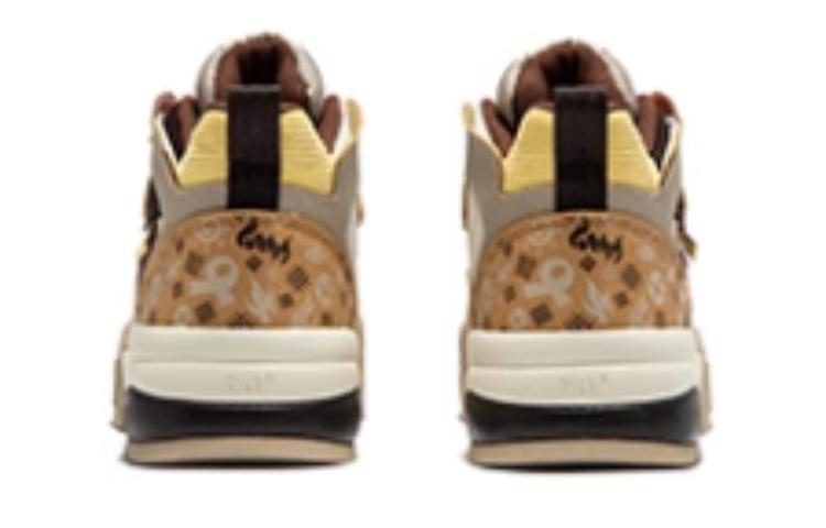 361° Slip Resistant High Top Winter Padded Skateboard Shoes Women's Tan