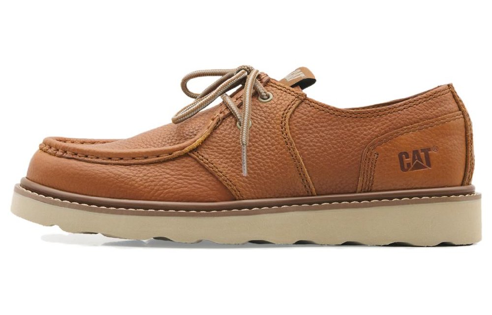 CAT Fused Slip On Anti-Slip Wear-Resistant Low-Top Sports Casual Shoes Brown