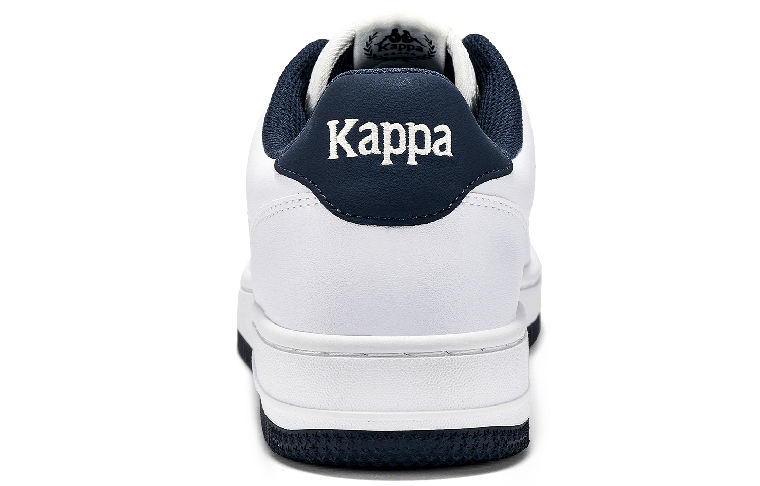 Kappa Anti Slip Wear Resistant Low Top Skateboard Shoes Unisex White Blue