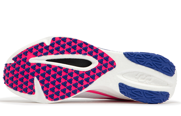 361° 2.5 Pro Anti Slip Wear Resistant Low Top Long Distance Running Shoes Unisex White Pink Red