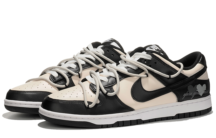 Nike Dunk Low Low-Top Skateboard Shoes Women's Black White купить в интернет-магазине Yoocart с быстрой доставкой по России.