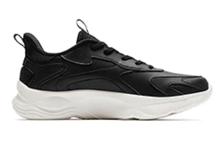 361° Water-Resistant Lightweight Low-Top Running Shoes Men's Obsidian Black/Feather White