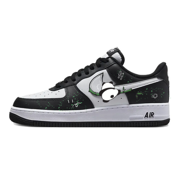 Nike Air Force 1 Low-Top Skateboard Shoes Unisex White Black