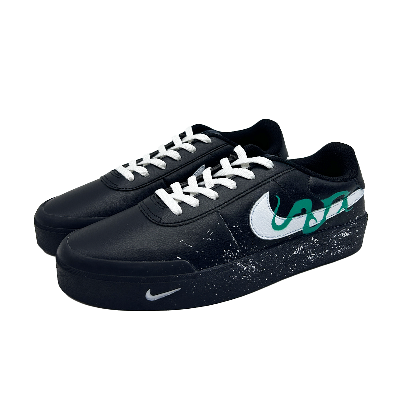 Nike Court Shot Thorn Coverage Low Top Skateboard Shoes Men's Black купить в интернет-магазине Yoocart с быстрой доставкой по России.