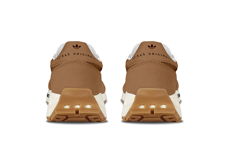 Adidas Originals Retropy E5 Cushioned Wear-Resistant Moisture-Wicking Low-Top Casual Running Shoes Unisex Orange Brown