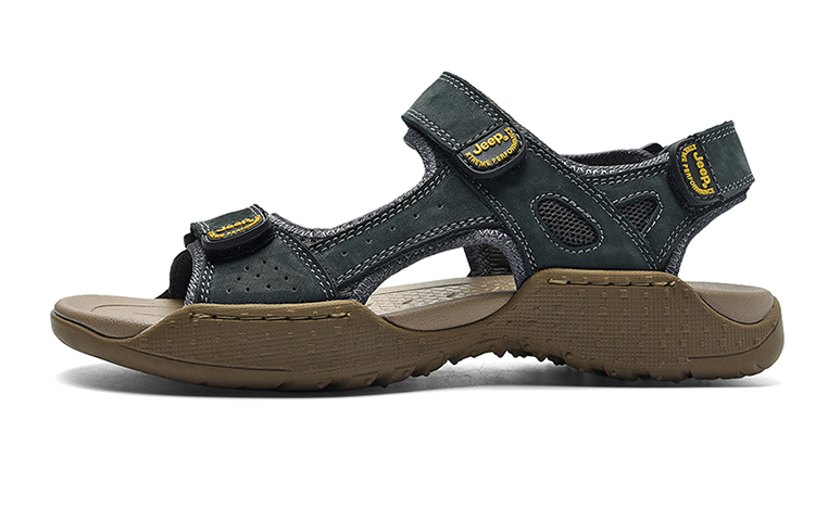 Jeep Beach Sandals Men's Dark Gray