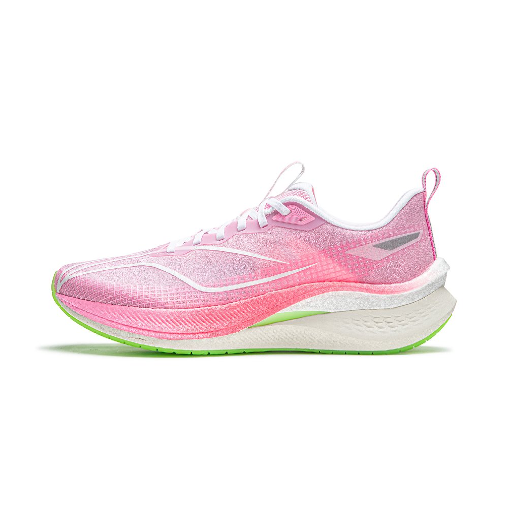 LiNing Red Hare 7 Pro Cushioning Slip-Resistant Support Rebound Low-Top Running Shoes Men's Soft Cherry Blossom Pink
