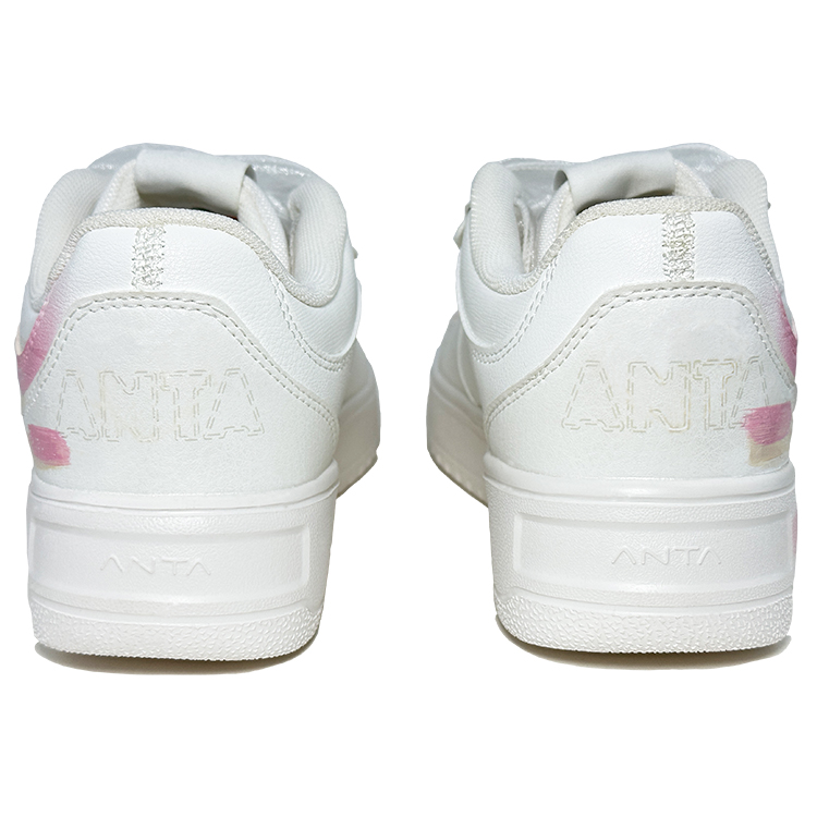 Anta Relaxed Anti Slip Wear Resistant Low Top Skateboard Shoes Women's White Pink купить в интернет-магазине Yoocart с быстрой доставкой по России.