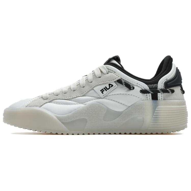 FILA ARTMOSPHERE Skateboard Shoes Women's Low-Top Bright White Vanilla Ice White