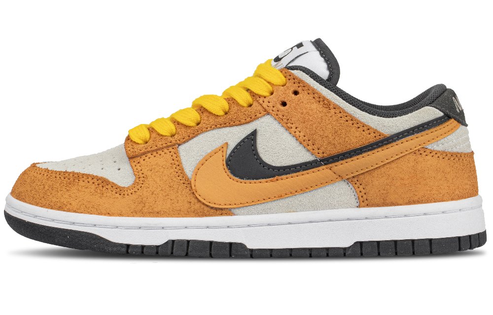 Nike Dunk Cushioning Low Top Skateboard Shoes Unisex Orange