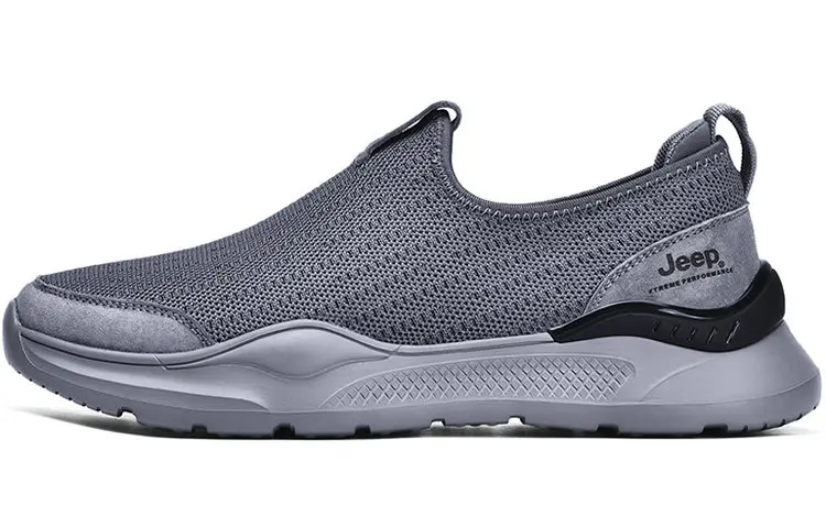 Jeep Low Top Casual Shoes Men's Gray