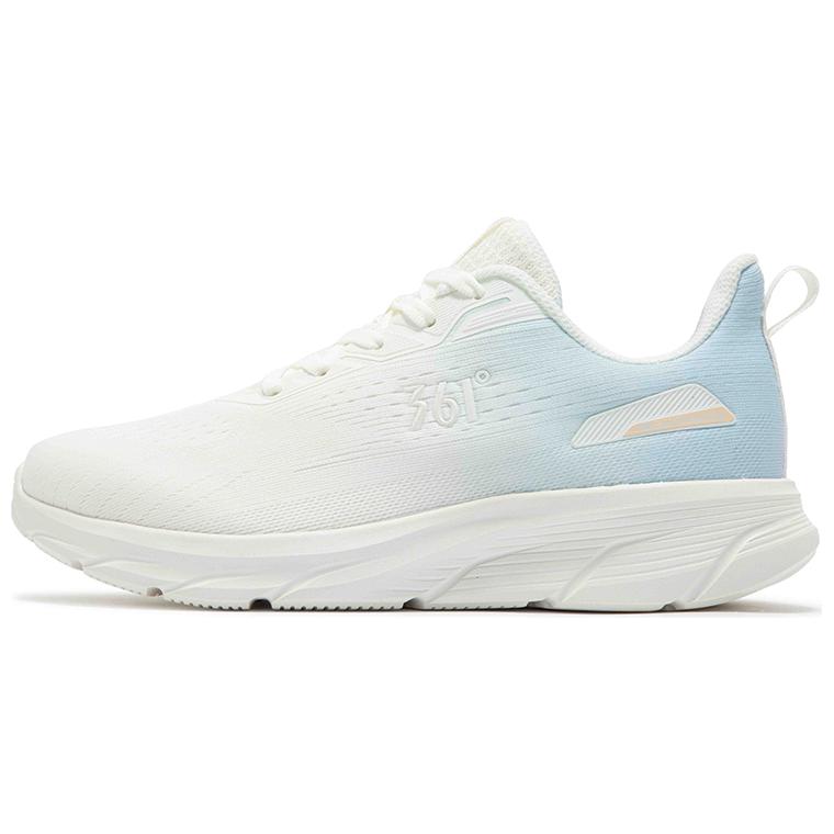 361° Cushioning Wear-Resistant Low-Top Sprint Running Shoes Women's White Blue
