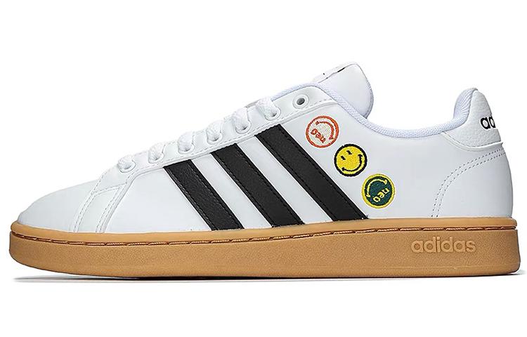 Adidas Neo X Smiley Grand Court 'Black White'