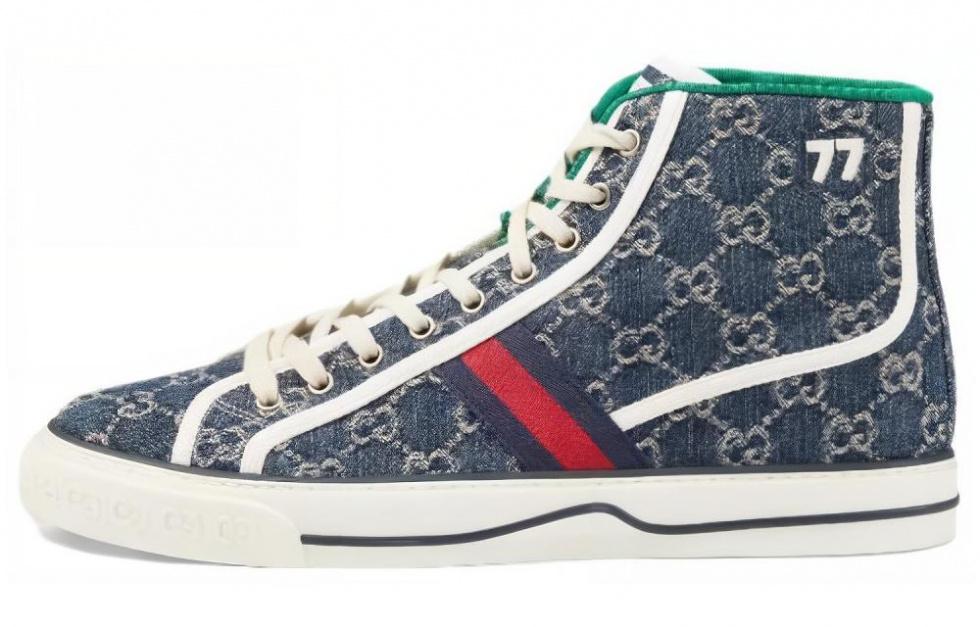 GUCCI Tennis 1977 High 'Denim'
