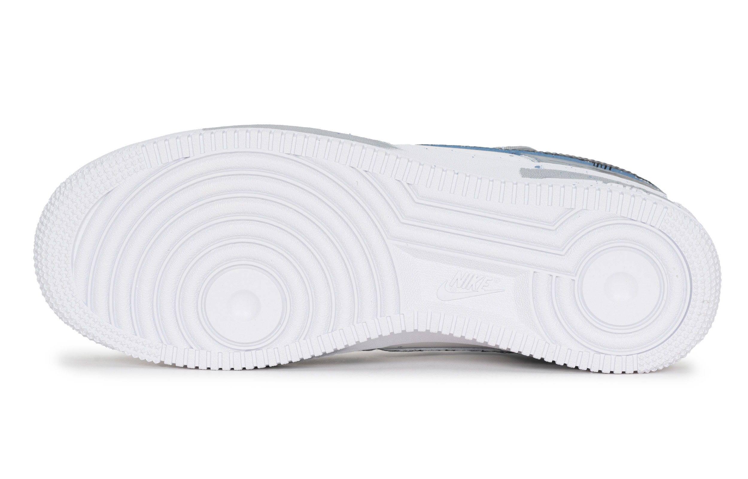 Nike Air Force 1 Slip Resistant, Abrasion Resistant, Lightweight Low top Skateboard Shoes Unisex Gray Blue купить в интернет-магазине Yoocart с быстрой доставкой по России.