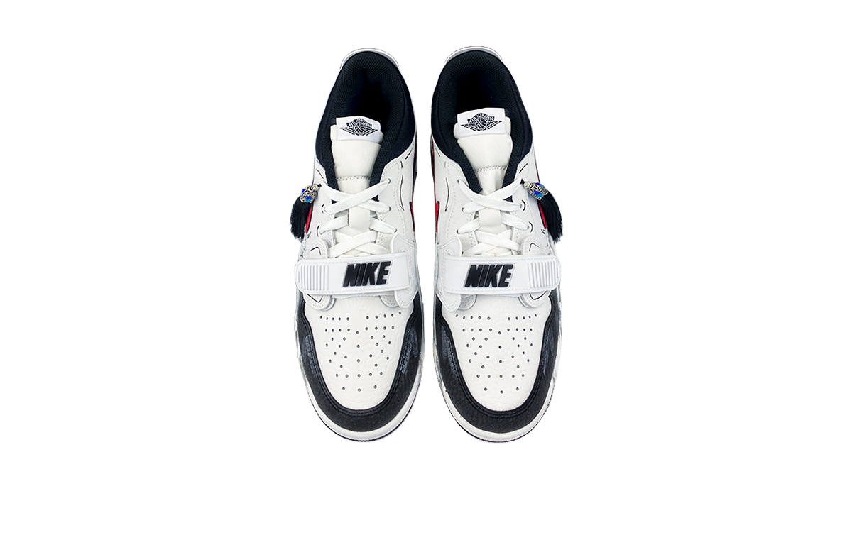 Jordan Legacy 312 Abrasion Resistant Slip Resistant Low Top Vintage Basketball Shoes Men's Black White купить в интернет-магазине Yoocart с быстрой доставкой по России.