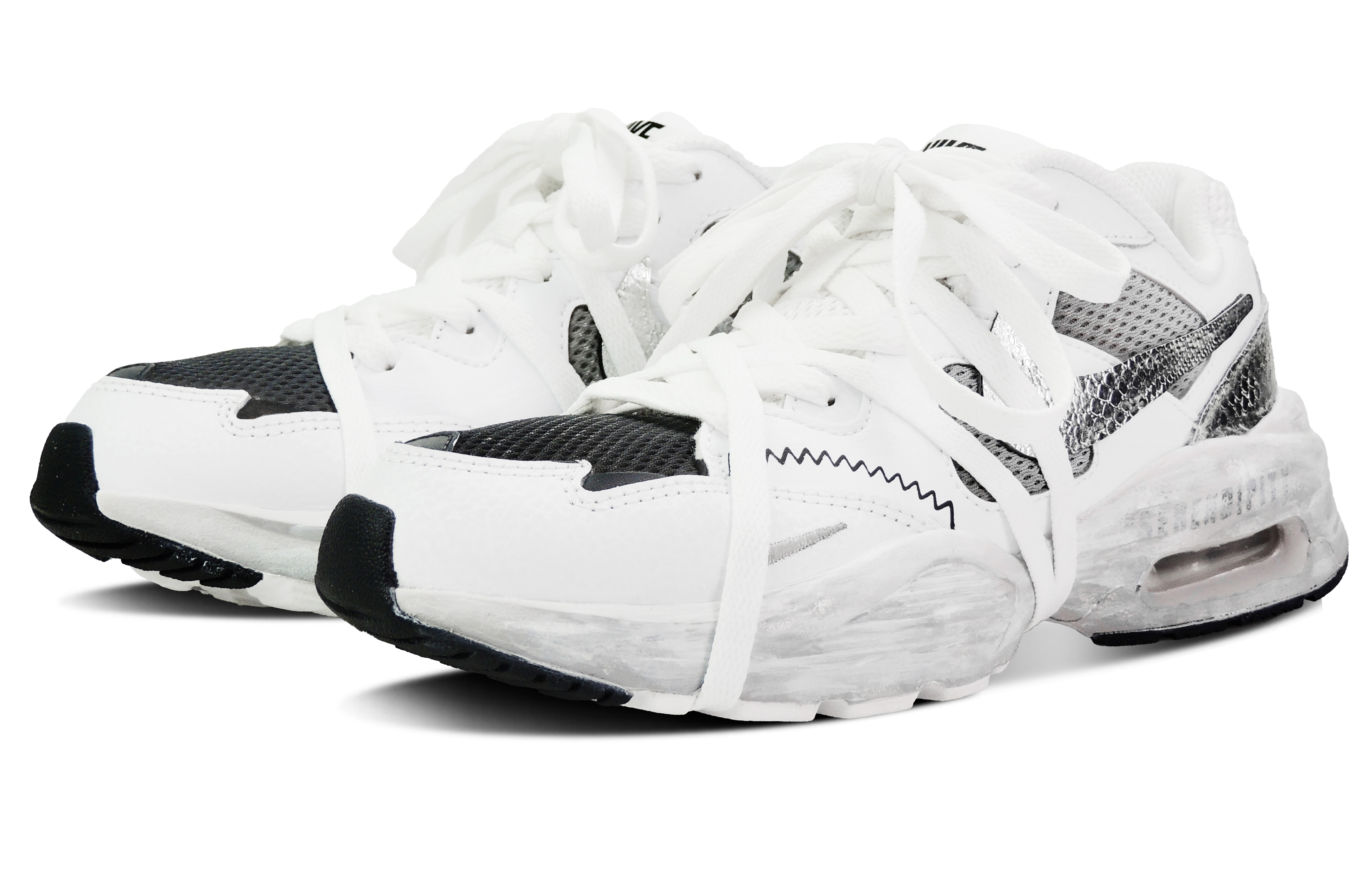 Nike Air Max Fusion Low Top Running Shoes Women's Gray White купить в интернет-магазине Yoocart с быстрой доставкой по России.