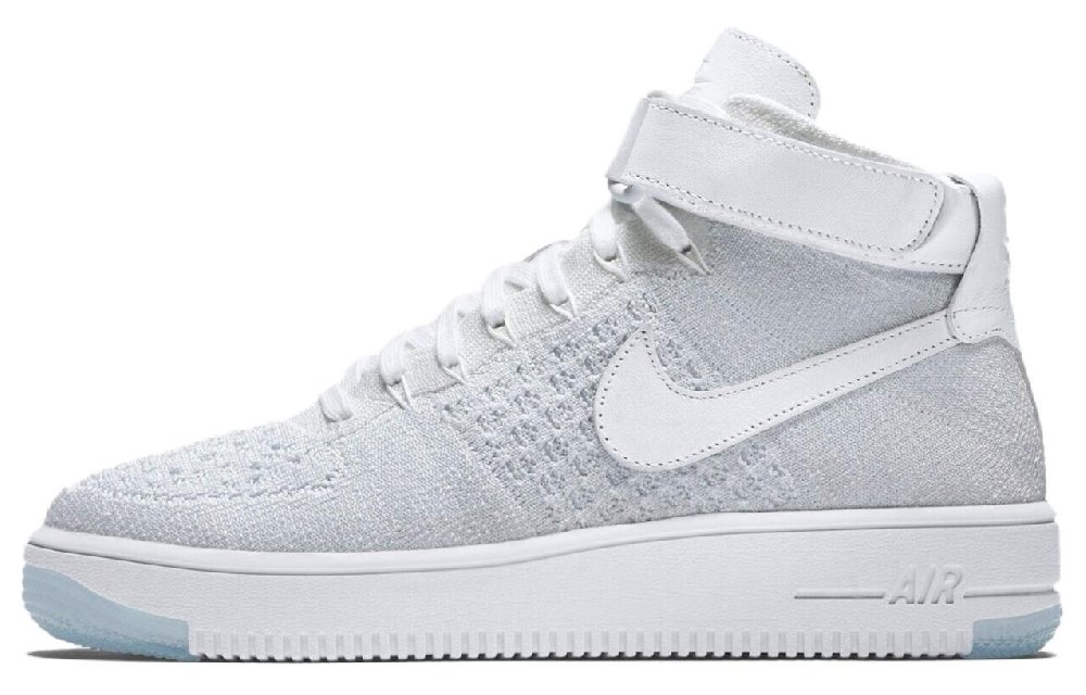 Nike Air Force 1 Flyknit Triple White Women's