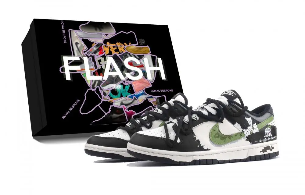 Nike Dunk Mini Zombie, Box Included Abrasion Resistant Low top Skateboard Shoes Unisex