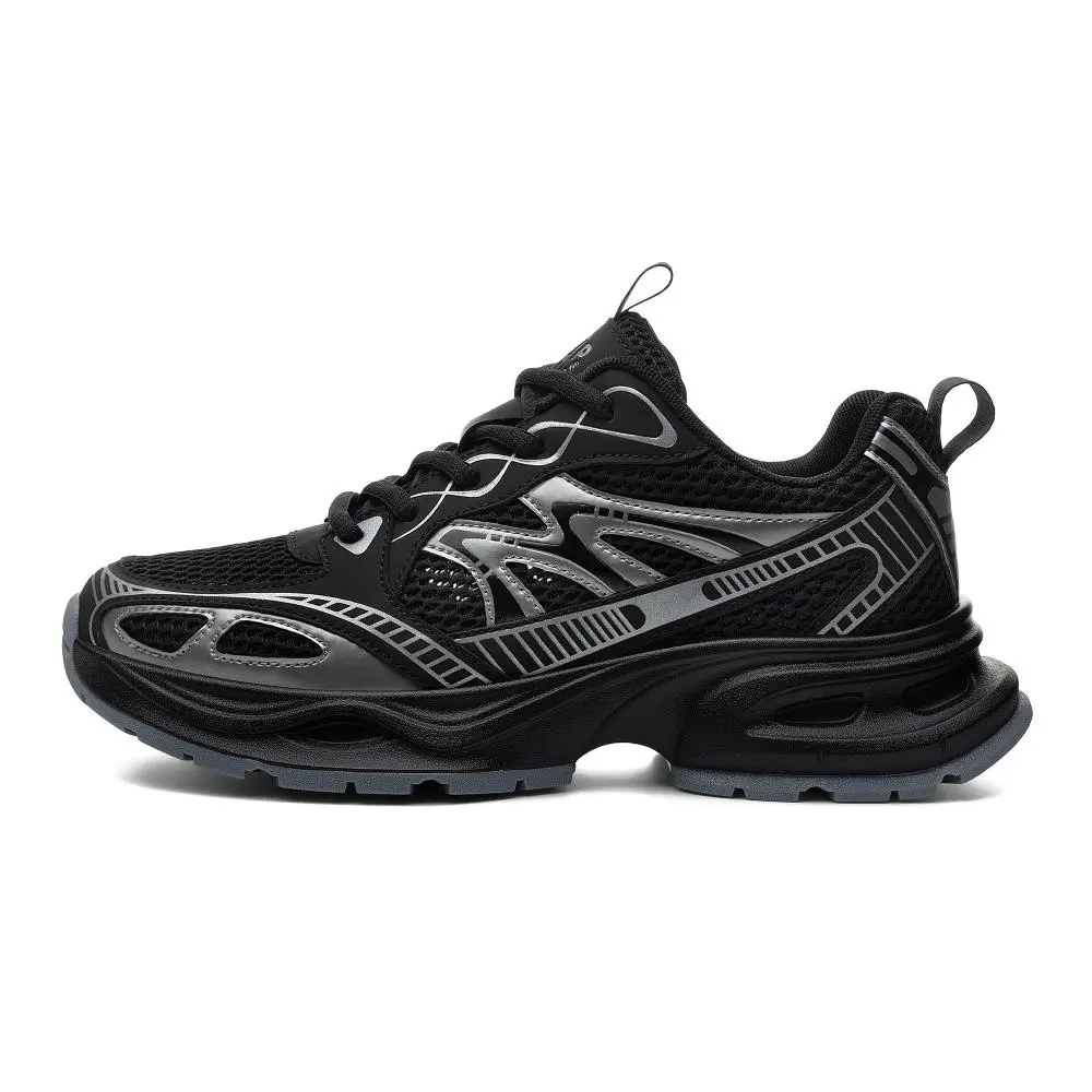 JEEP SPIRIT Low Top Chunky Sneakers Men's Graphite Silver
