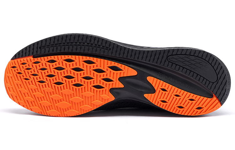 361° Slip Resistant, Abrasion Resistant, Breathable, Lightweight Low Top Running Shoes Men's Obsidian Black