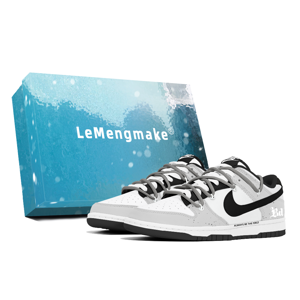 Nike Dunk Lemon Joy Abrasion Resistant Low Top Skateboard Shoes Unisex White