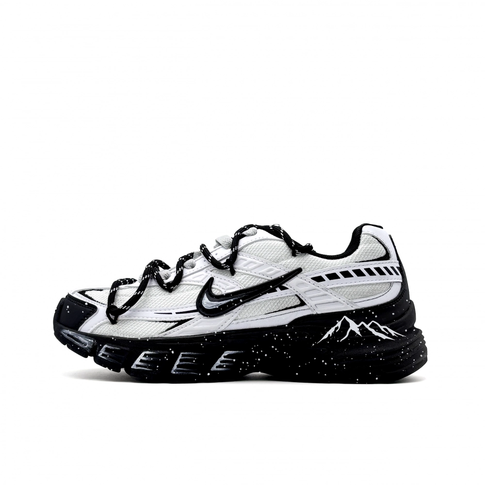 Nike Initiator Cushioning, Wear Resistant Low top Casual City Commute Running Shoes Unisex White