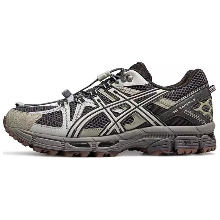 Asics Gel Kahana 8 FL Low Top Casual Trail Running City Commute Running Shoes Men's Charcoal Black
