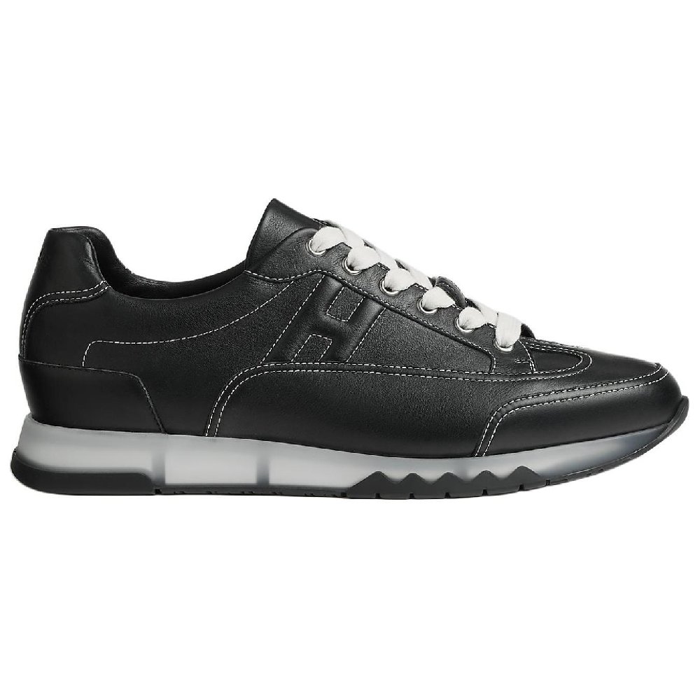 HERMES Trail Low-Top Casual Shoes Men's Black