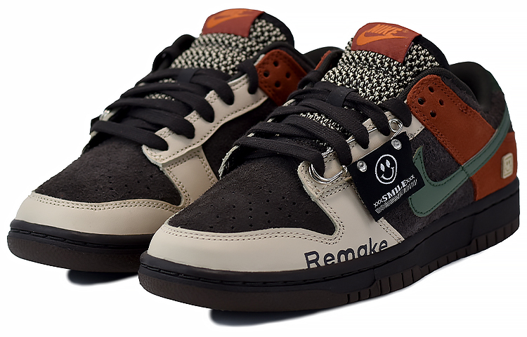 Nike Dunk Low Top Skateboard Shoes Unisex Brown Black Green купить в интернет-магазине Yoocart с быстрой доставкой по России.