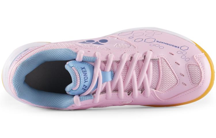 YONEX Power Cushion Anti-Slip And Wear-Resistant Coverage Low-Top Badminton Shoes Women's Pink Blue
