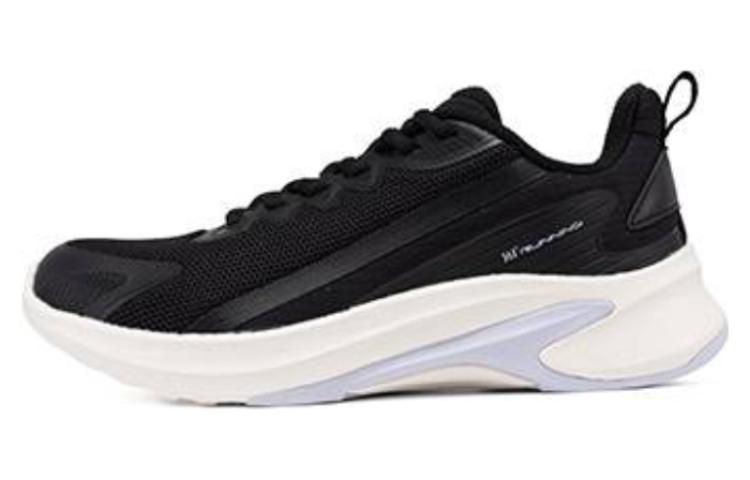361° Cushioning Abrasion Resistant Breathable Slip Resistant Low Top Running Shoes Women's Black White