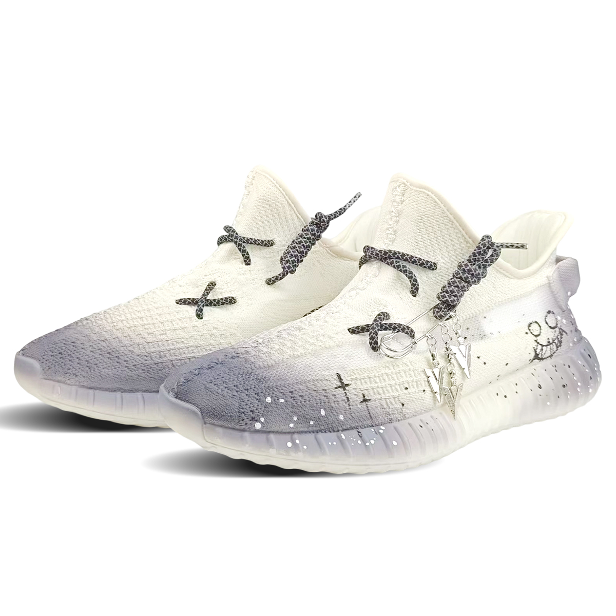 Adidas Originals Yeezy Boost 350 V2 Abrasion Resistant Low Top Casual Shoes Unisex White купить в интернет-магазине Yoocart с быстрой доставкой по России.